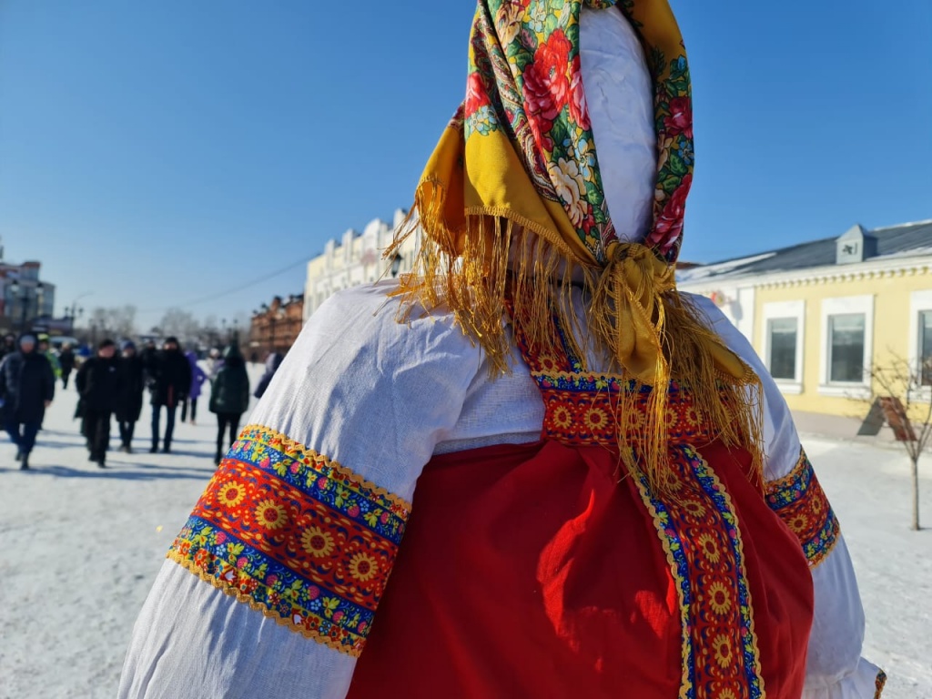 Празднование Масленицы в Горно-Алтайске