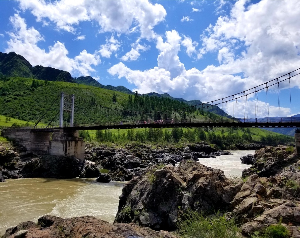 Ороктойский мост / достопримечательности Горного Алтая