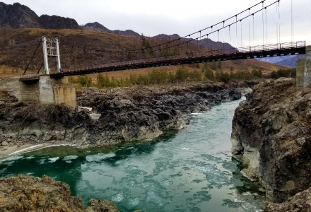 Ороктойский мост горный Алтай / Как добраться до Ороктойского моста